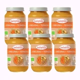 Babybio Menu Tradition Veau, paquet de 6 x 200 grammes