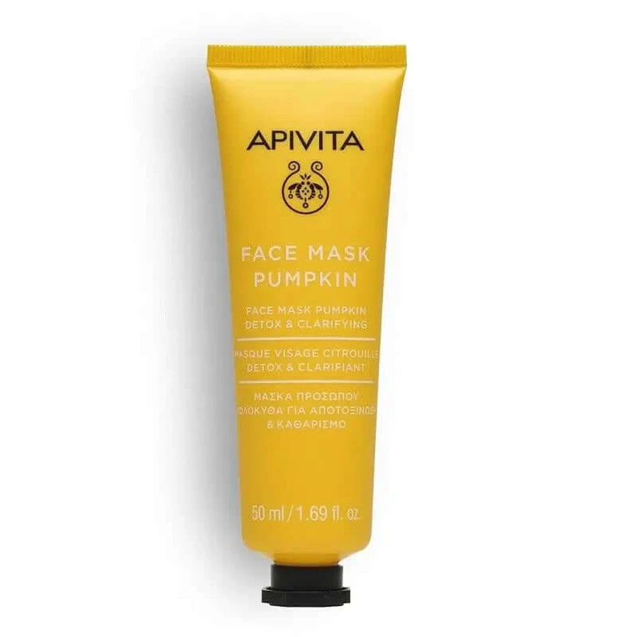 Apivita Detox Cleansing Gesichtsmaske mit Kürbis , 50 ml