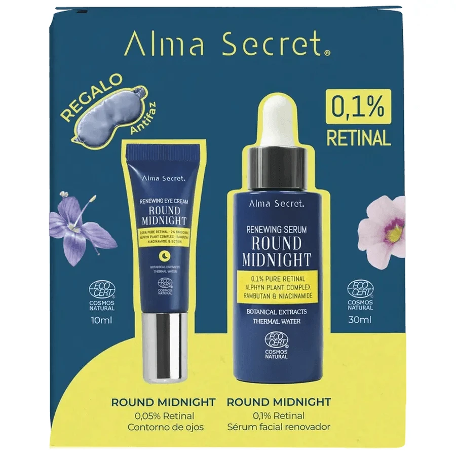 Alma Secret Pack Retinaal Serum 0,1% 30 Ml + Retinaal Oogcontour 10 Ml + Masker