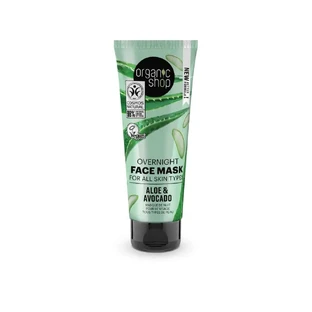 Organic Shop Deep Moisturizing Face Mask For All Skin Types Avocado And Aloe From Organic Shop, 75 Ml