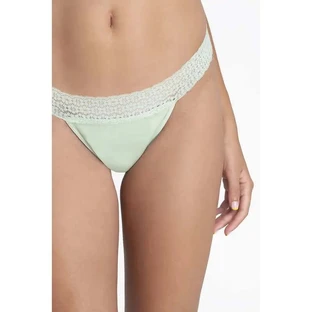 Platanomelon Kiwitas Tanga Kanten Menstruatieslip Mint / M