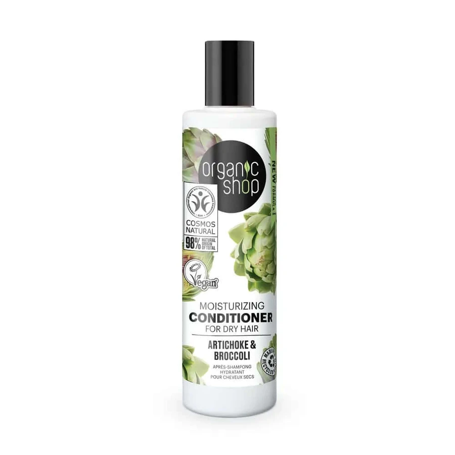 Organic Shop Organic Shop Artichoke & Broccoli Moisturizing Conditioner for Dry Hair Artichoke & Broccoli, 280 Ml