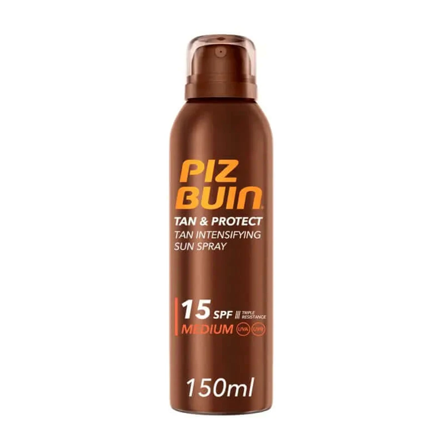 Piz Buin Tan & Protect Tan Intensifying Sun Oil Spray SPF15, 150 ml