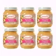 Babybio Peach-Apple, Pack 6 x 130 grams