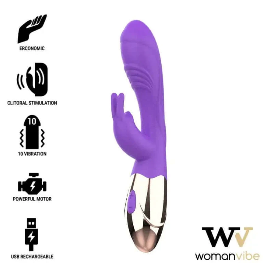 Womanvibe Viora Vibrator reîncărcabil Silicone