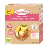 Babybio Pomme Abricot Abricot Banane Bio, 4x90g