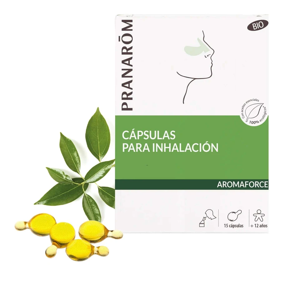 Pranarom Aromaforce Inhalatiecapsules, 15 capsules