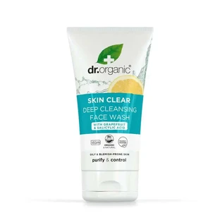 Dr.Organic Skin Clear Facial Cleanser Akne oder fettige Haut, 125 ml