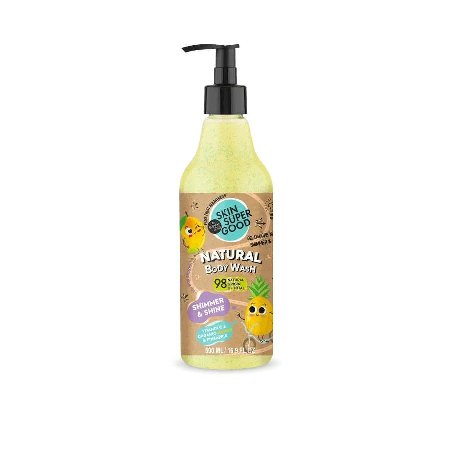 Skin Super Good Gel De Ducha Natural Shimmer & Shine , 500 ml
