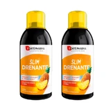 Forté Pharma Duplo Slim Afvoer Ananas Smaak, 2 x 500 ml