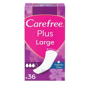 Carefree Plus Large Fresh Fragrance 36 pcs.