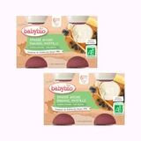 Babybio Yaourt Avoine Banane Myrtille, Pack 2 x 2x130g
