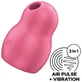 Satisfyer Pro To Go 1 Stimulateur et Vibrateur Double Rouge