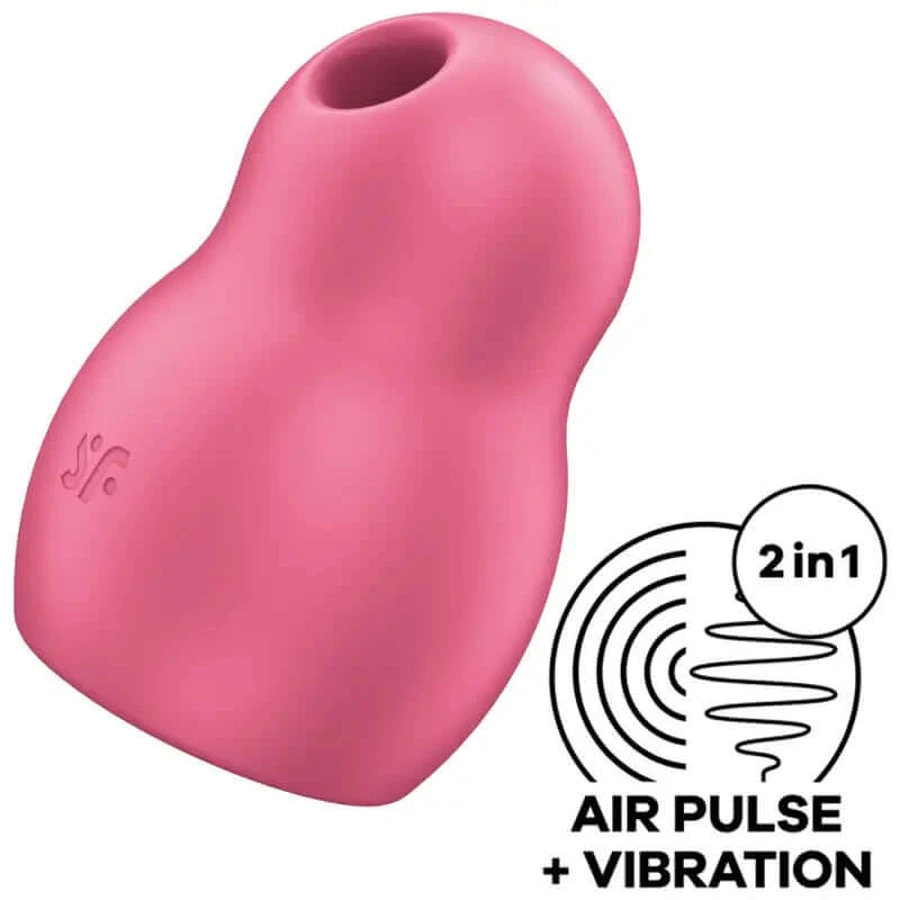 Satisfyer Pro To Go 1 Stimulateur et Vibrateur Double Rouge