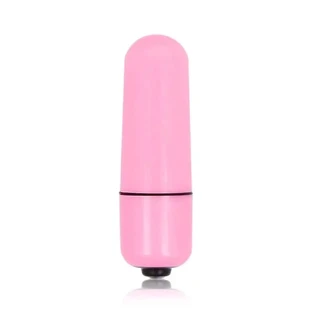 Glänzende, kleine, intensiv rosa vibrierende Kugel
