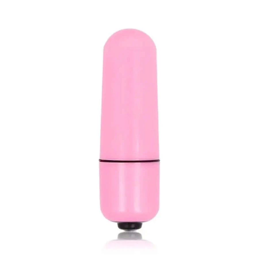 Glänzende, kleine, intensiv rosa vibrierende Kugel