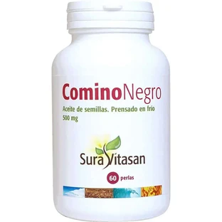 Sura Vitas Zwarte Komijn 500 Mg , 60 parels