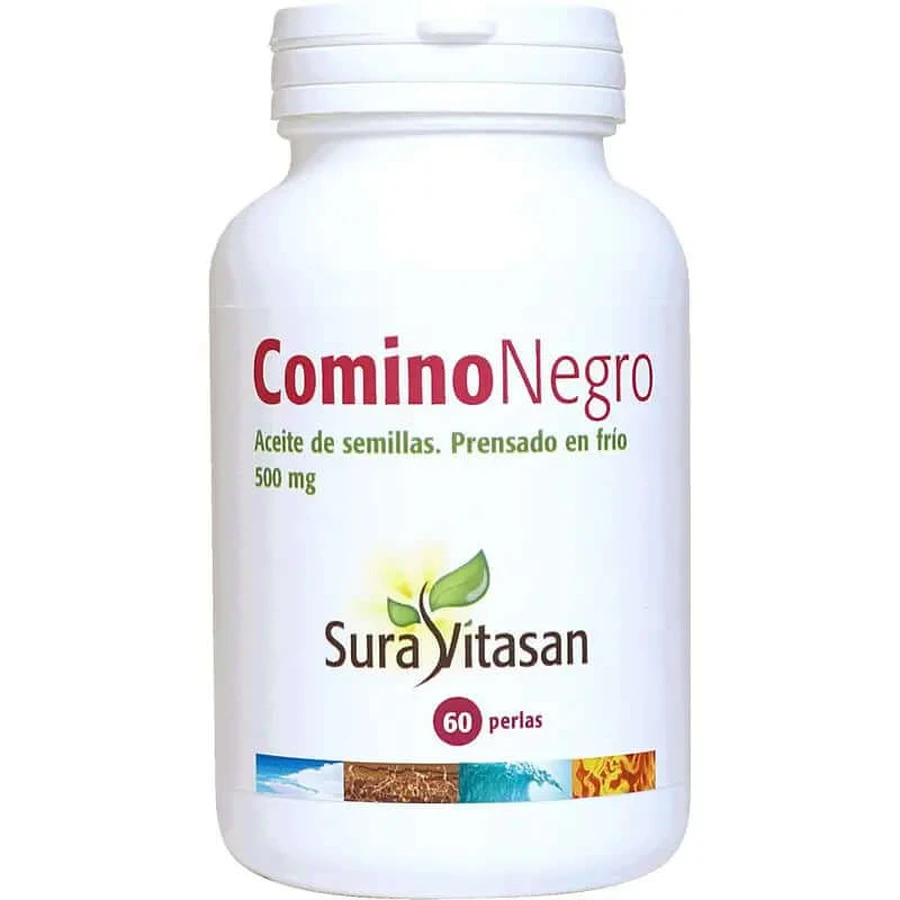 Sura Vitas Comino Negro 500 Mg , 60 perlas
