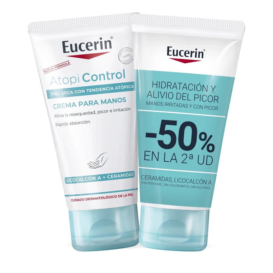 Eucerin Duplo Atopic Control Hand Cream, 2X75 ml