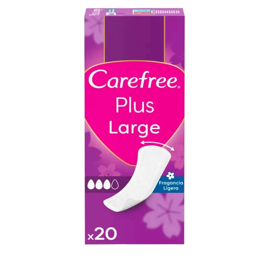 Carefree Plus Large Light Fragrance 20 Stück.