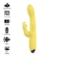 Intense Toky Vibrator multifuncțional reîncărcabil sus și jos cu stimulator de clitoris galben