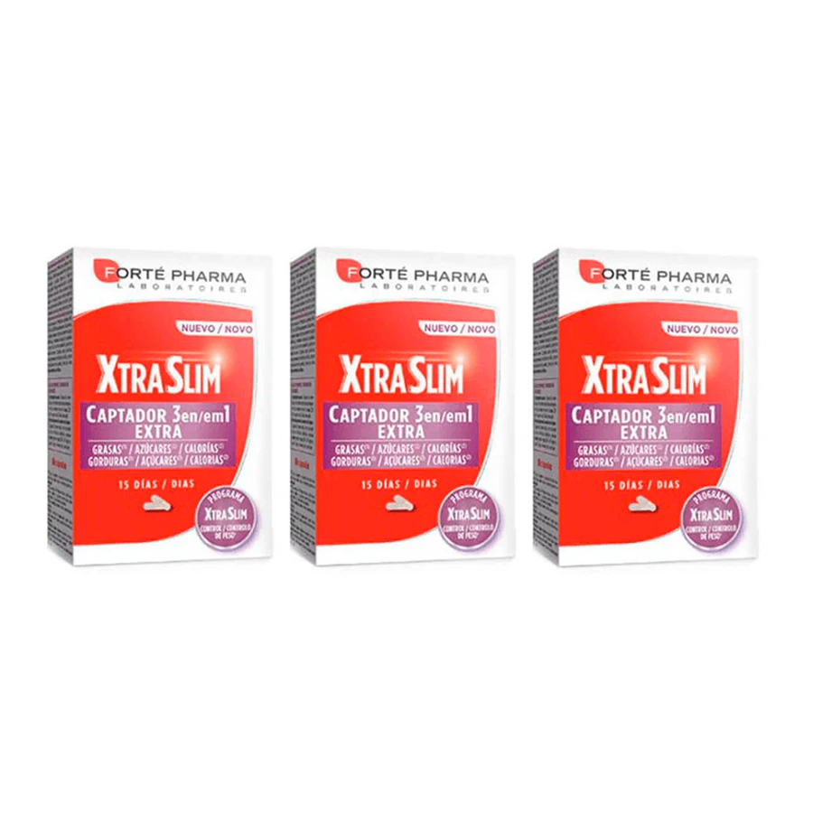 Forté Pharma Triplo Xtraslim Captador 3 in 1, 3 x 60 Kapseln