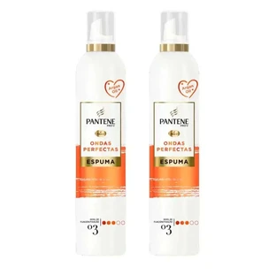 Pantene Pro-V Espuma Nutritiva Cabello Ondas Perfectas, Pack 2 x 300 Ml