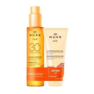Nuxe Zonnebrandolie Gezicht & Lichaam Spf 30 150Ml + After Sun Milk 100Ml