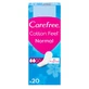 Carefree Cotton Feel Normal Sin Fragancia 20Uds