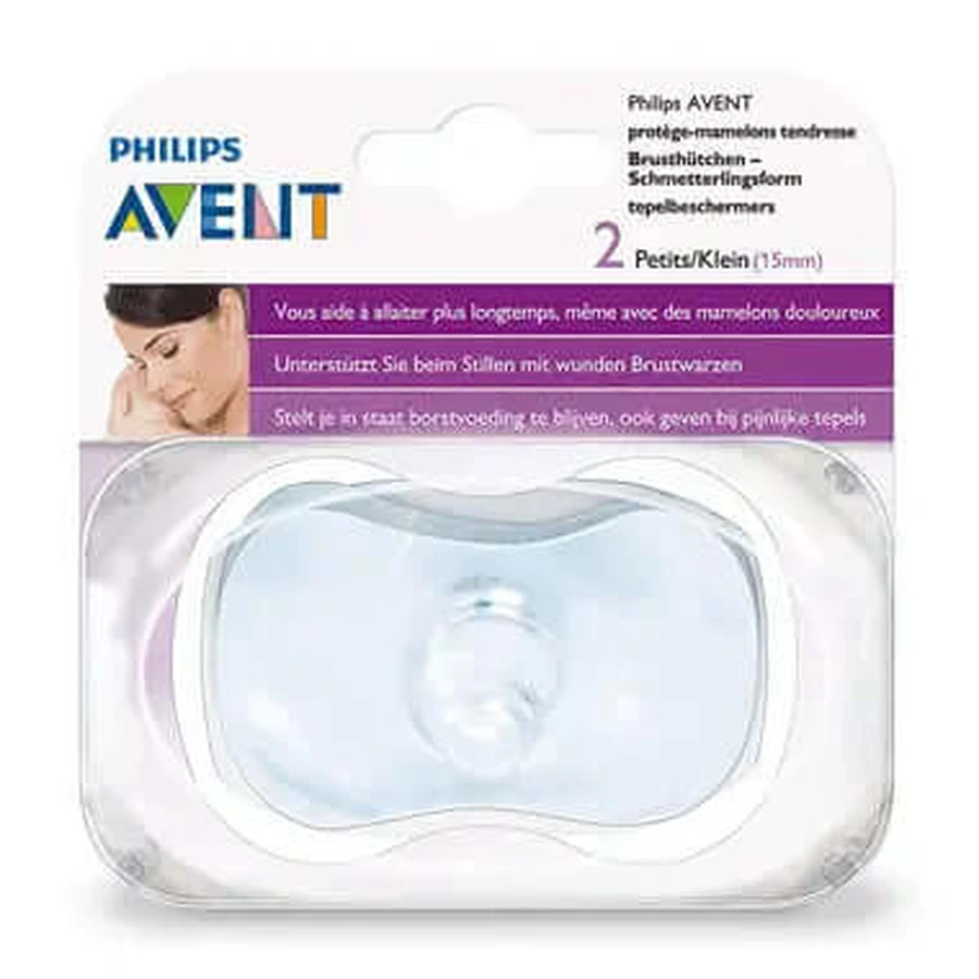 Avent Pezonera de Silicona Talla S 2 unidades Scf153/01