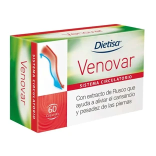 Dietisa Venovar, 60 Capsules