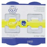 Resource Lemon Flavored Gel Water, 4x125 ml