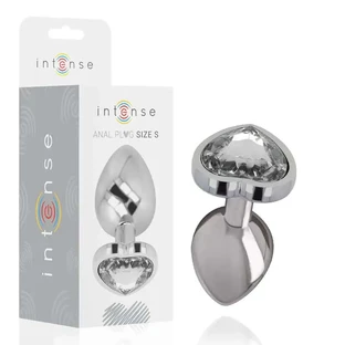 Intense Anaalplug Metaal Aluminium Hart Wit Maat S