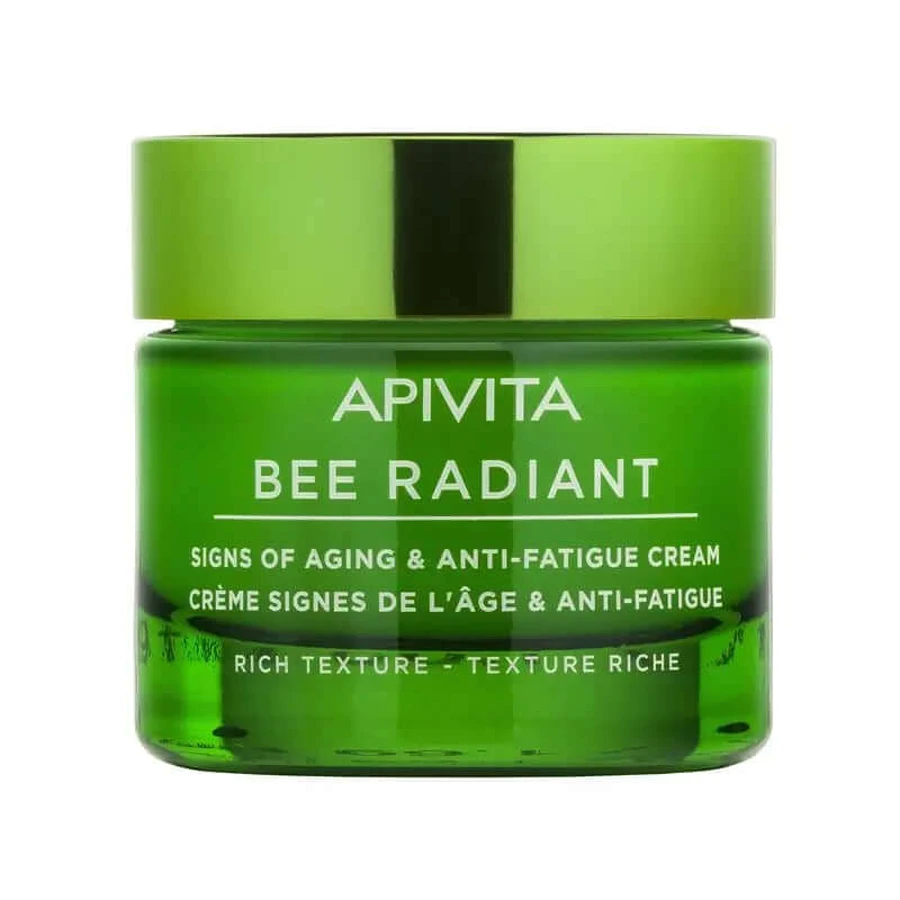 APIVITA Bee Radiant Age-Responsive and Anti-Fatigue Cream with White Peony and Patented Propolis