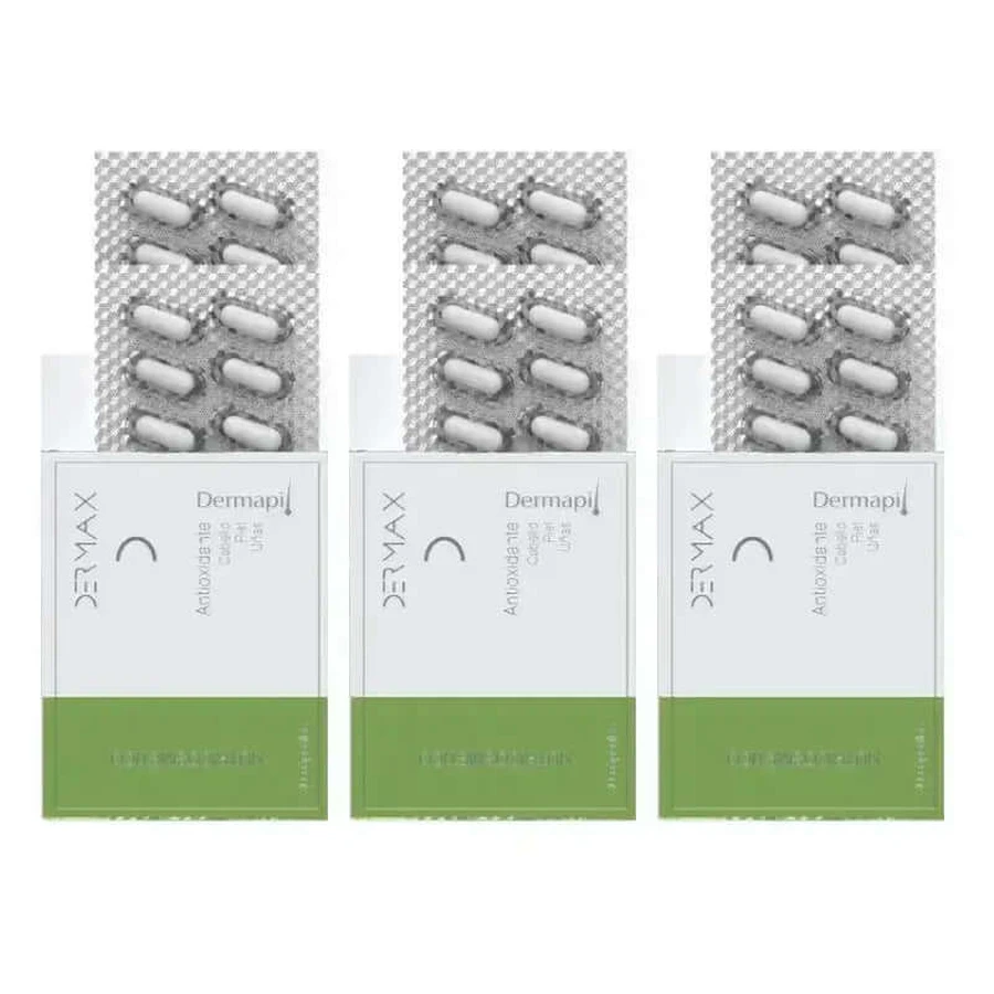 Dermax Dermapil Hair, Skin & Nails, Pack 3 x 30 capsules