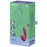 Satisfyer Connect Sunray Stimulator & Vibrator App - Red