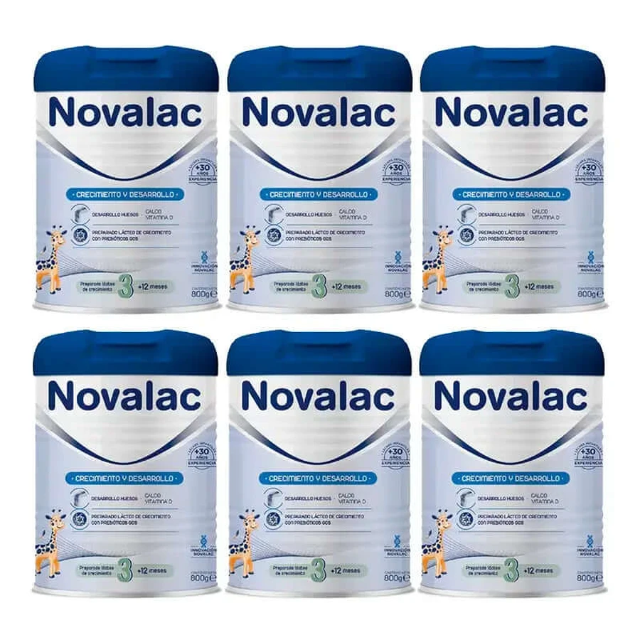 Novalac 3 Aufwuchermilch, 6X800 Gr