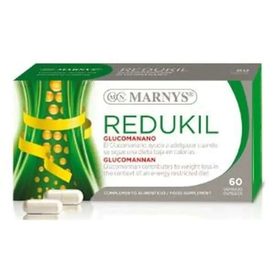 Marnys Redukil (Glucomannan) 450Mg. 60 Capsules