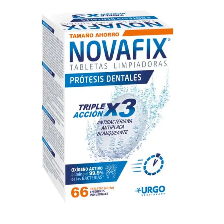 Novafix Triple Action Reinigungstabletten , 66 Einheiten