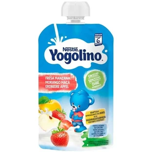 Yogolino Sugar Free Strawberry Apple Sachet, 100g