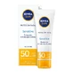 NIVEA Sun SPF50 Sensitive Gezichtszonnebrandcrème Gevoelige Huid, 50 ml