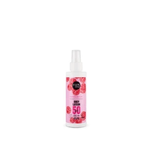Organic Shop Lait Corporel Avec Protection Solaire Framboise + Antioxydants Spf50, 150 Ml