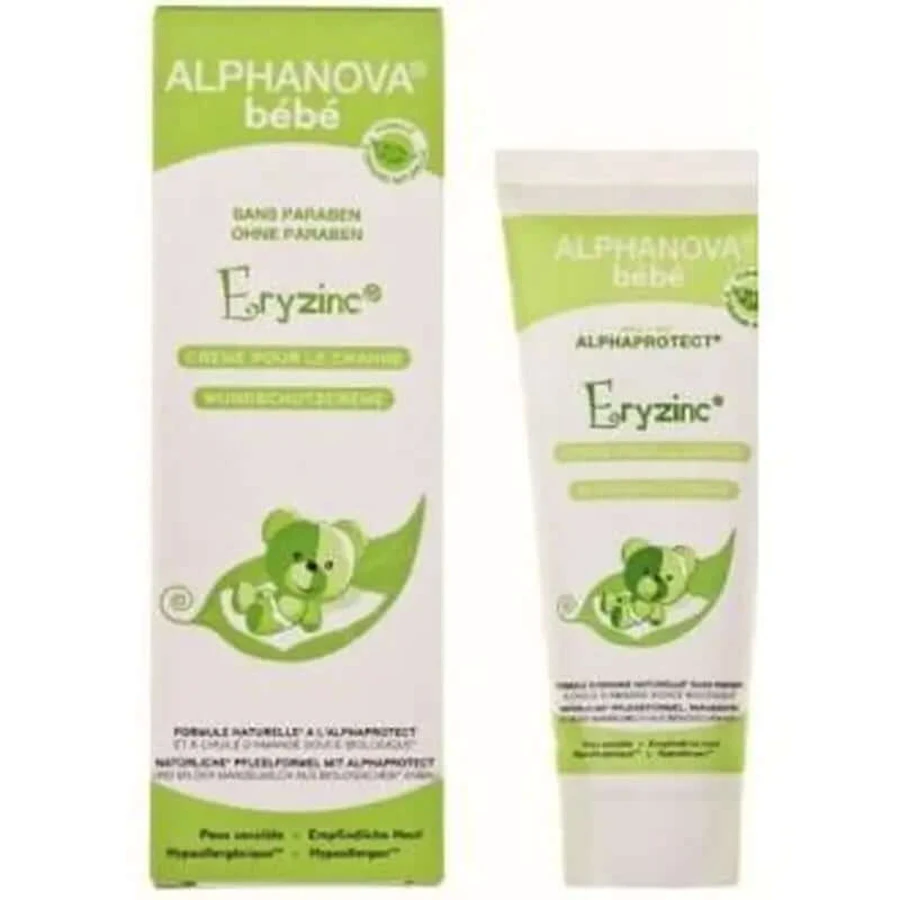 Alphanova Eryzinc Baby Luiercrème 75Gr. Bio