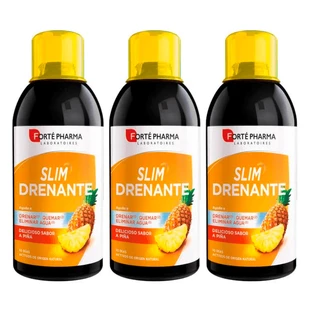 Forté Pharma Triplo Slim Draining Ananas-Geschmack, 3 x 500 ml