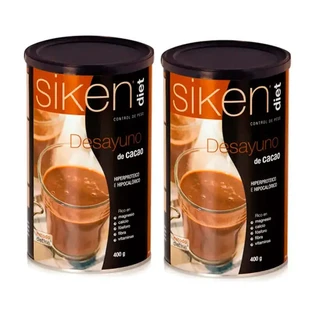 Siken Diet Breakfast Cocoa, Pack 2 x 400 grams