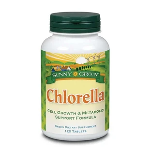 Solaray Chlorella Zonnig Groen, 120 tabletten van 1500 Mg