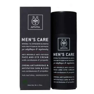 Apivita Crema Antiarrugas Y Antifatiga Facial Y Ojos Con Cardamomo Y Propóleo , 50 ml