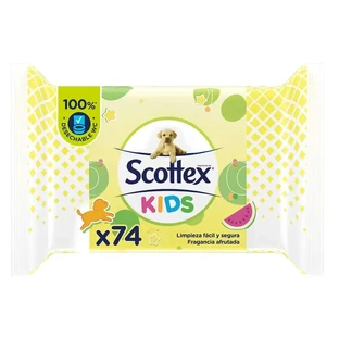 Scottex Junior hârtie igienică umedă , 74 unități