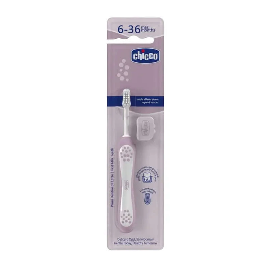 Chicco Lilac Toothbrush 6M-36M