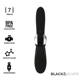 Black&Silver Bunny Johnny Vibrator Vibe